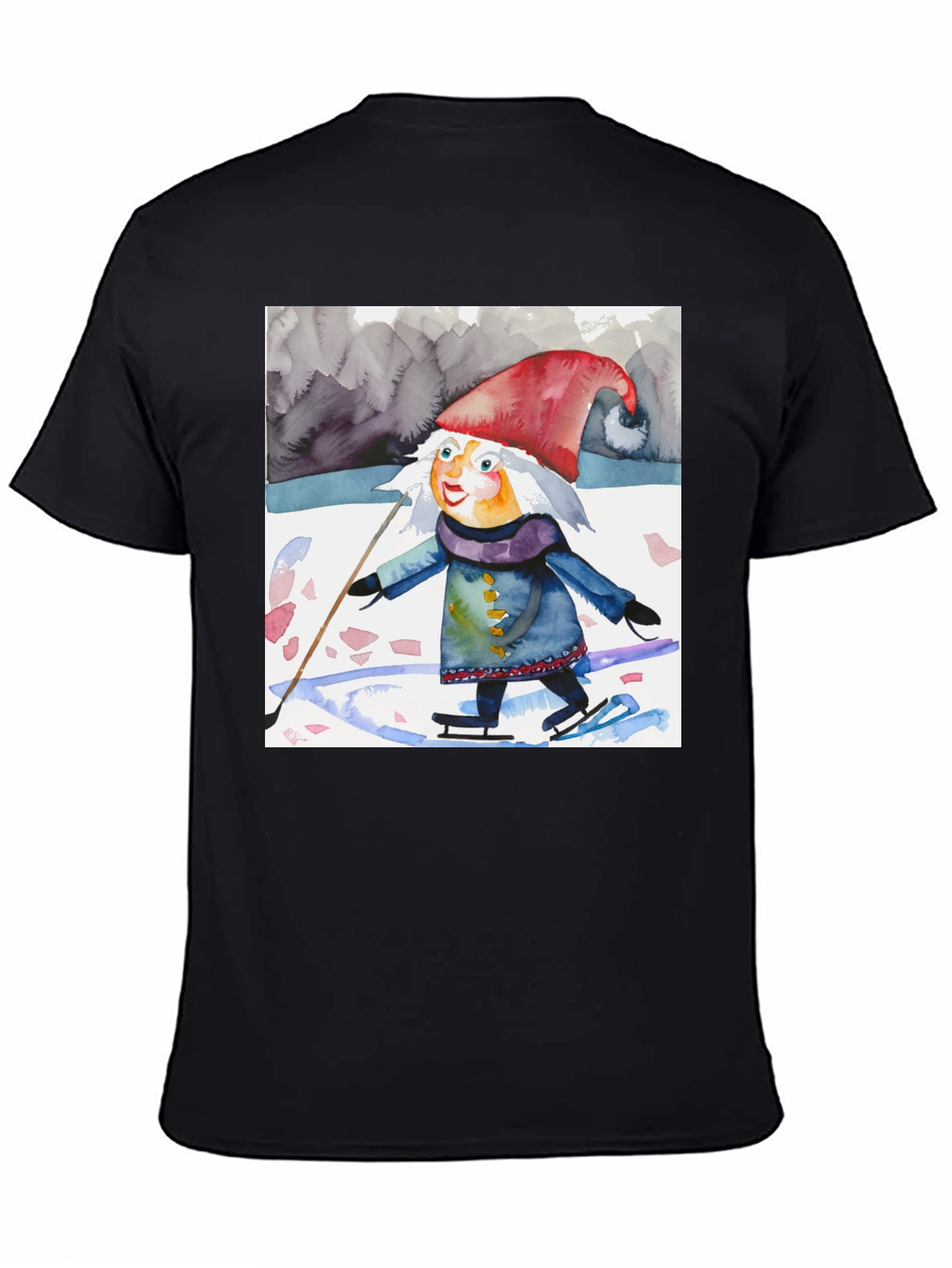 Whimsical Gnome on Ice T-Shirt