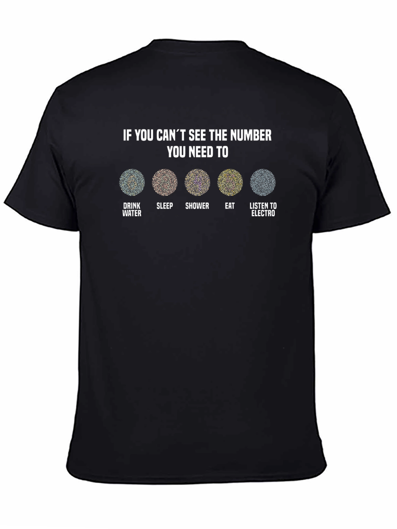 If You Cant See the Number T-Shirt