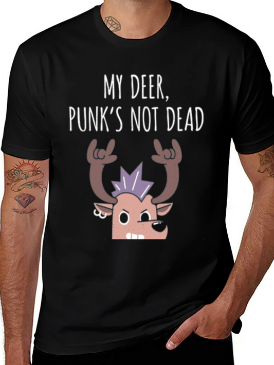 My Deer Punks Not Dead Graphic Tee