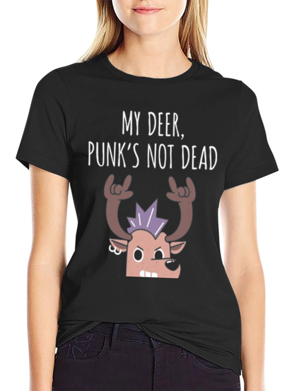 My Deer Punks Not Dead Graphic Tee