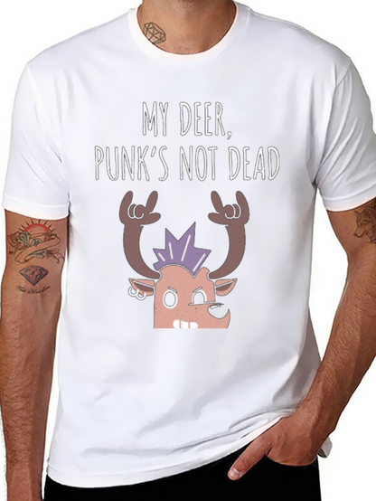 My Deer Punks Not Dead Graphic Tee