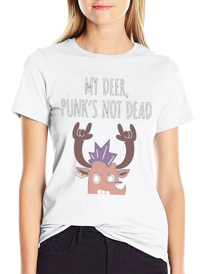 My Deer Punks Not Dead Graphic Tee