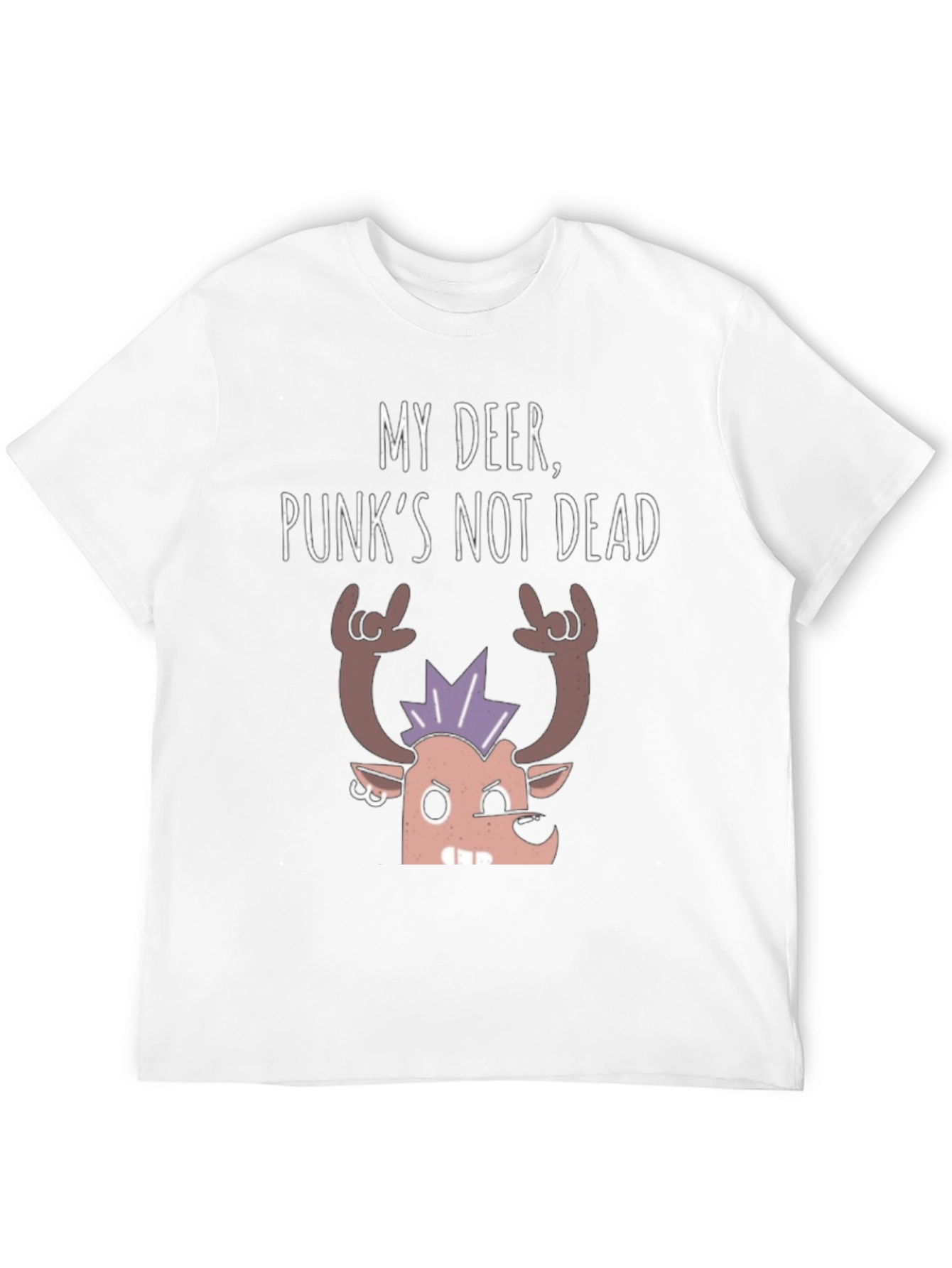 My Deer Punks Not Dead Graphic Tee