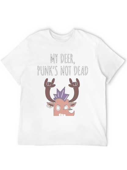 My Deer Punks Not Dead Graphic Tee