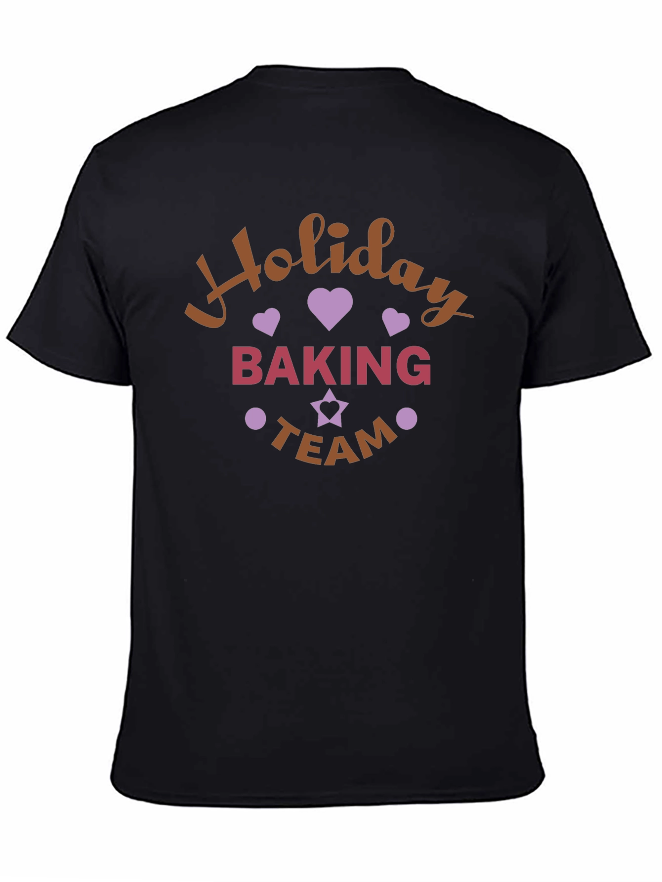 Holiday Baking Team T-Shirt Festive Design