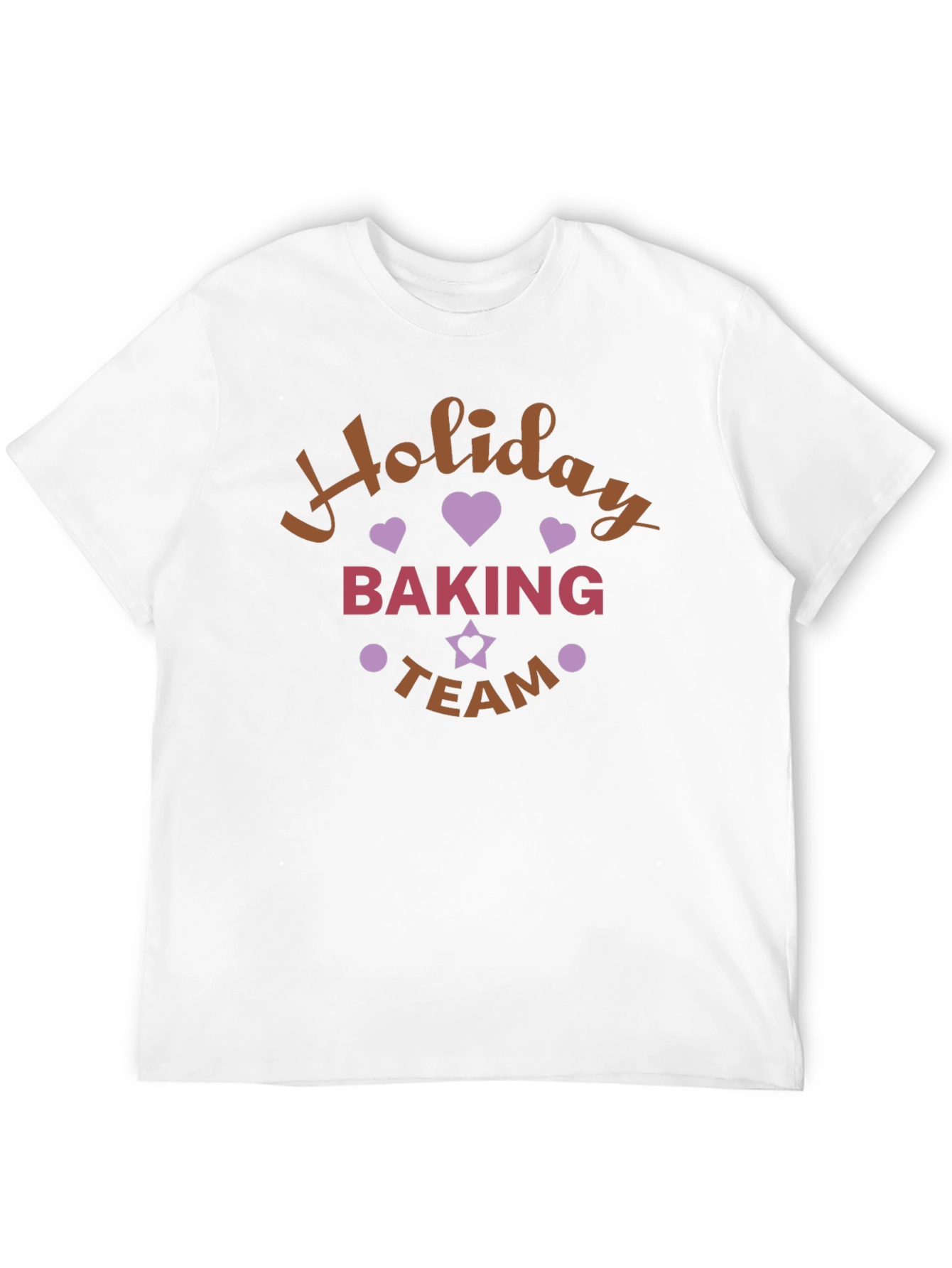 Holiday Baking Team T-Shirt Festive Design
