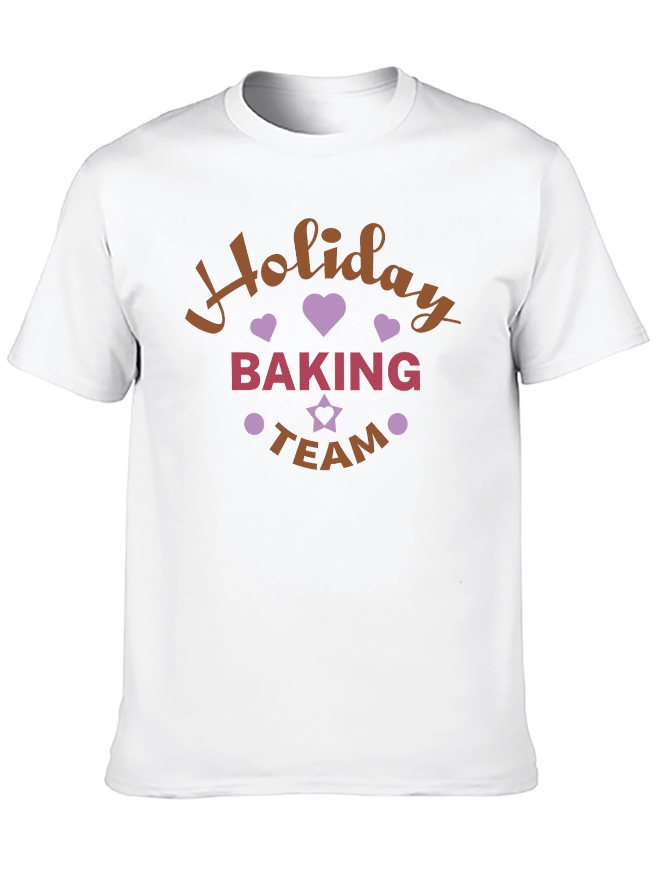 Holiday Baking Team T-Shirt Festive Design