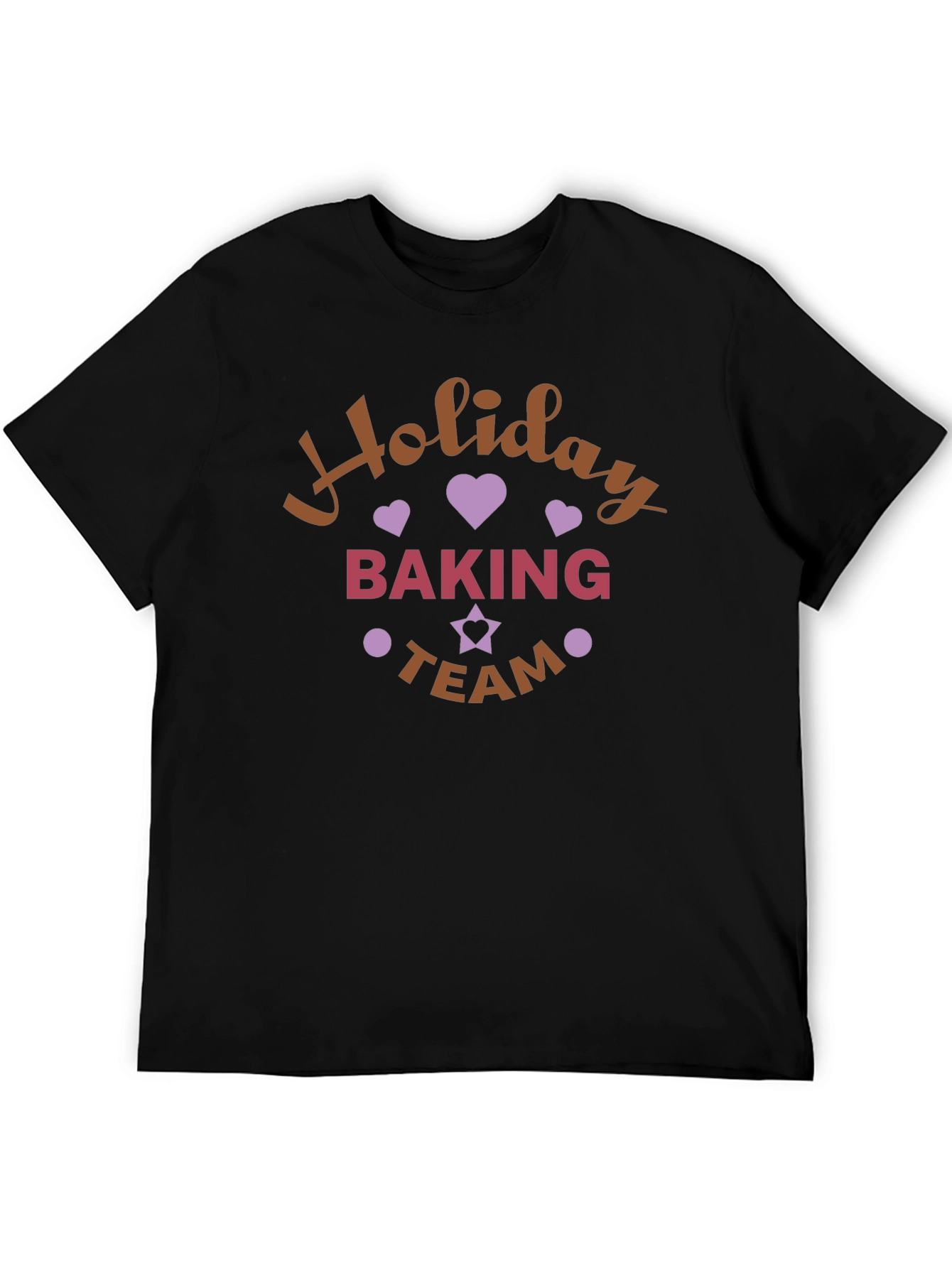 Holiday Baking Team T-Shirt Festive Design