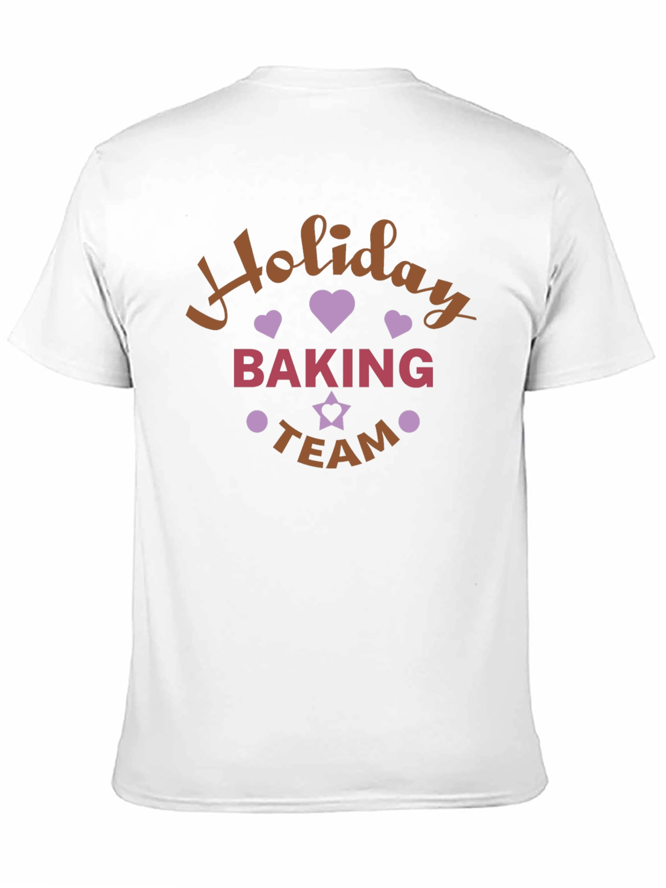 Holiday Baking Team T-Shirt Festive Design