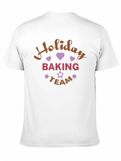 Holiday Baking Team T-Shirt Festive Design