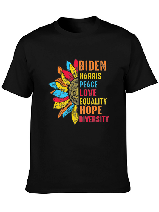 Biden Harris Sunflower Graphic Tee