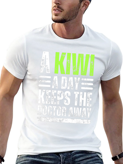 A Kiwi A Day T-Shirt - Funny Health Tee