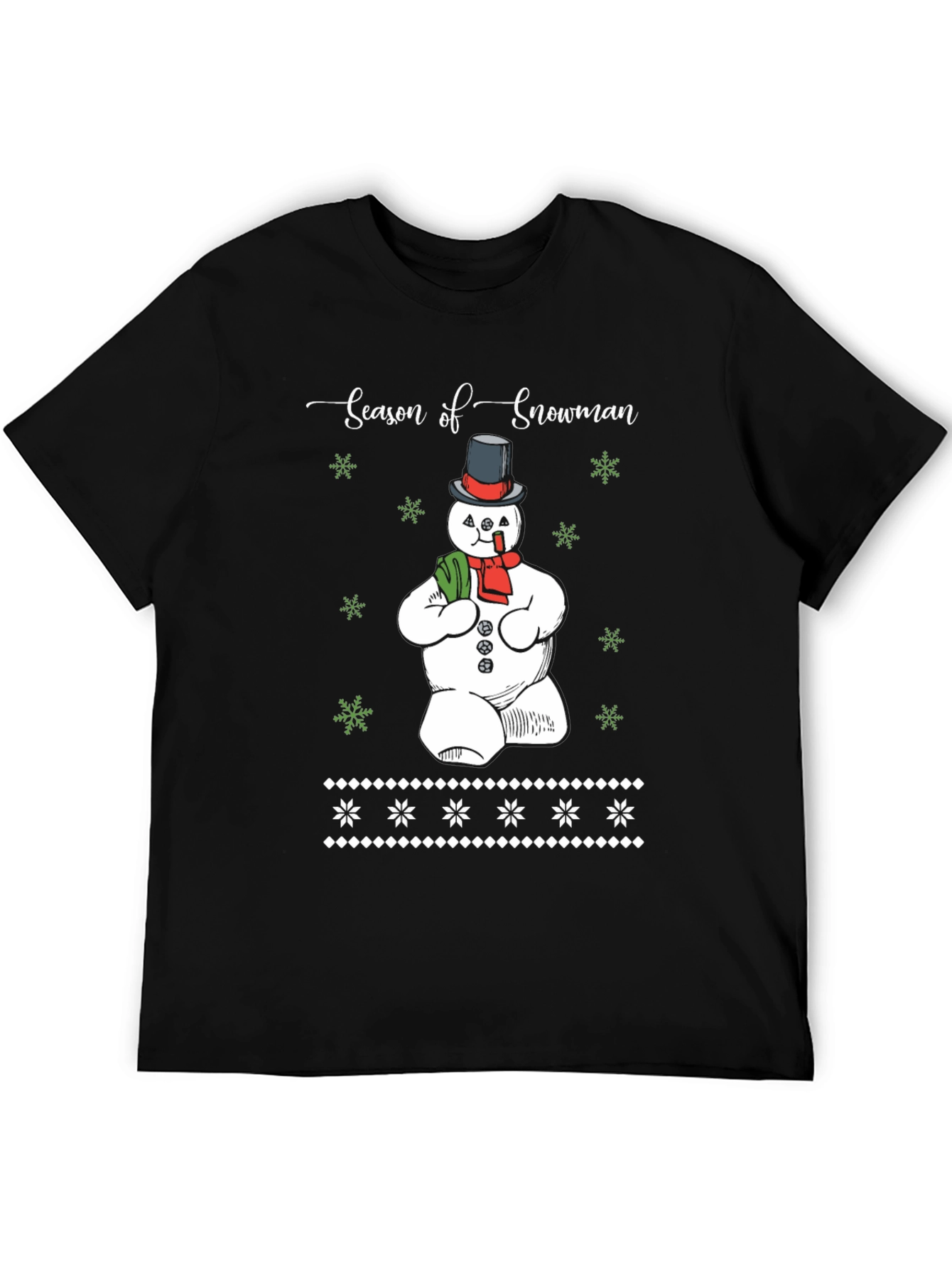 Season of Snowman Graphic T-Shirt