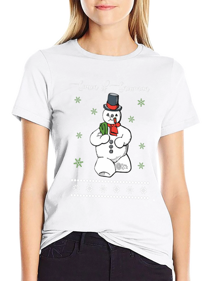 Season of Snowman Graphic T-Shirt