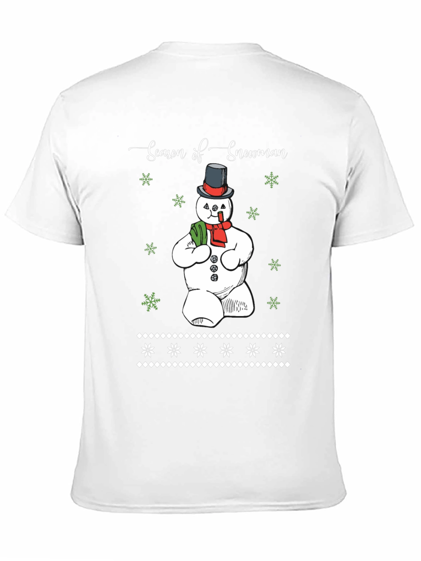Season of Snowman Graphic T-Shirt
