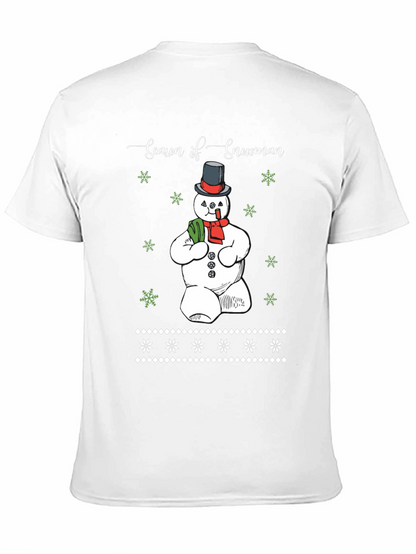 Season of Snowman Graphic T-Shirt