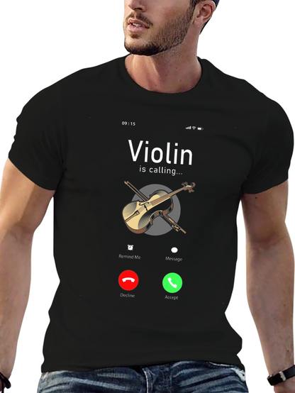 Violin is Calling T-Shirt - Music Lover Tee