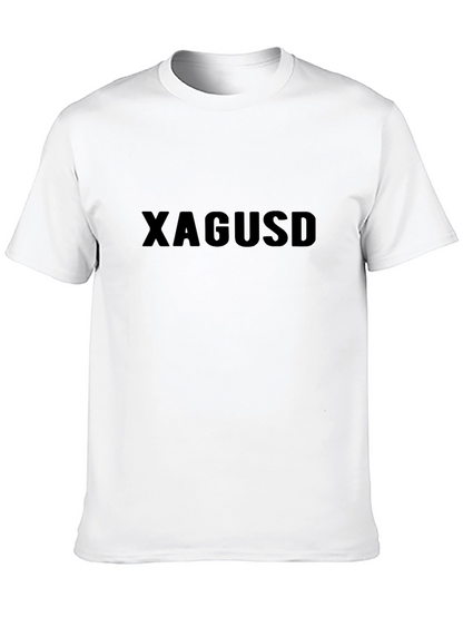 XAGUSD Black T-Shirt - Modern Minimalist Style