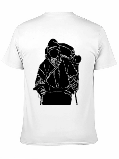 Backpacker Graphic T-Shirt - Black