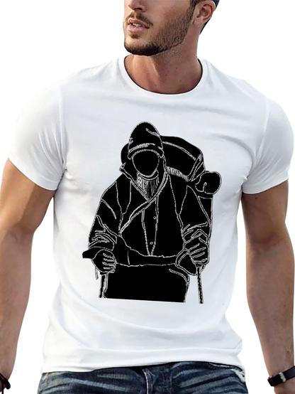 Backpacker Graphic T-Shirt - Black