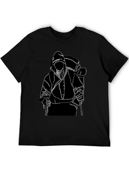 Backpacker Graphic T-Shirt - Black