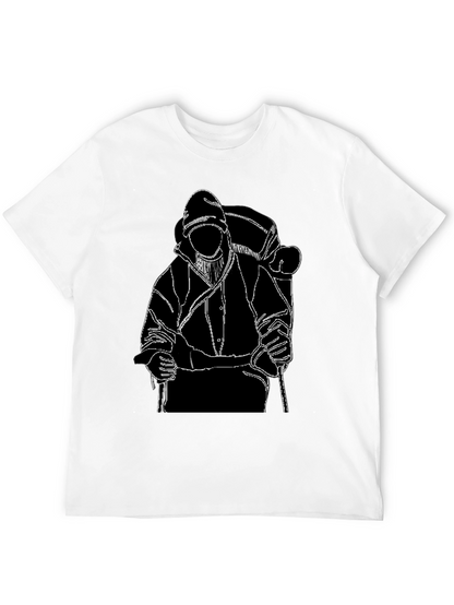 Backpacker Graphic T-Shirt - Black