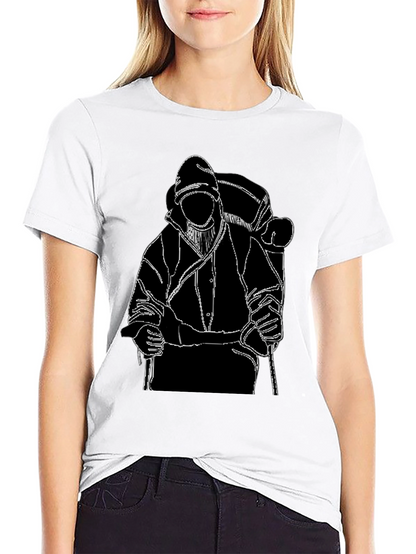 Backpacker Graphic T-Shirt - Black