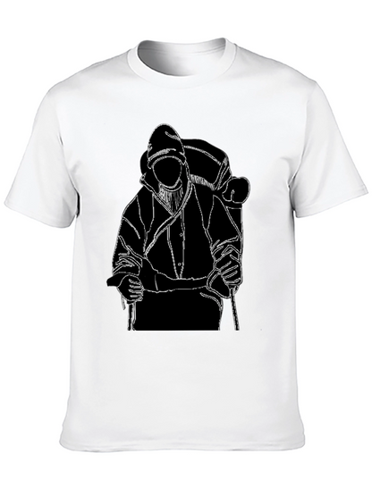 Backpacker Graphic T-Shirt - Black