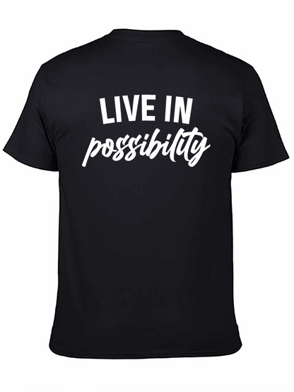 Live in Possibility Graphic Tee - Black