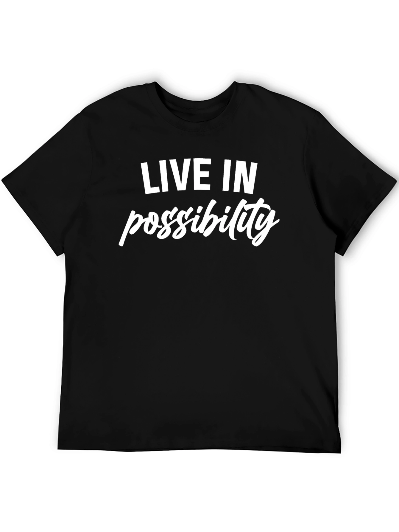 Live in Possibility Graphic Tee - Black