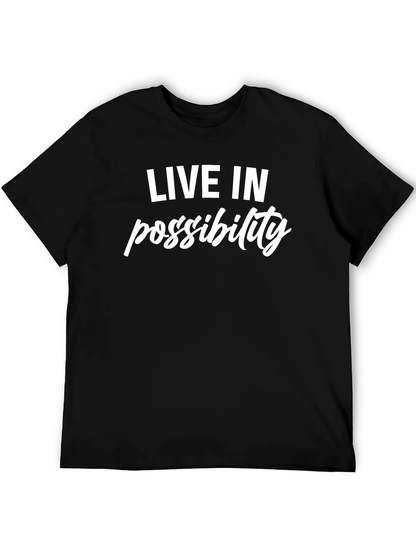 Live in Possibility Graphic Tee - Black