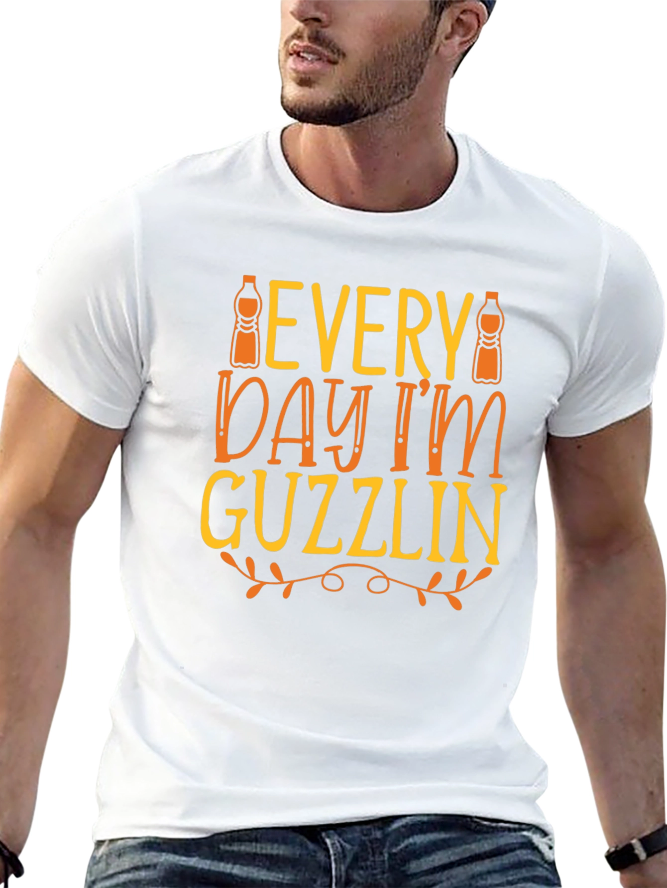 Every Day Im Guzzlin T-Shirt - Funny Drink Tee