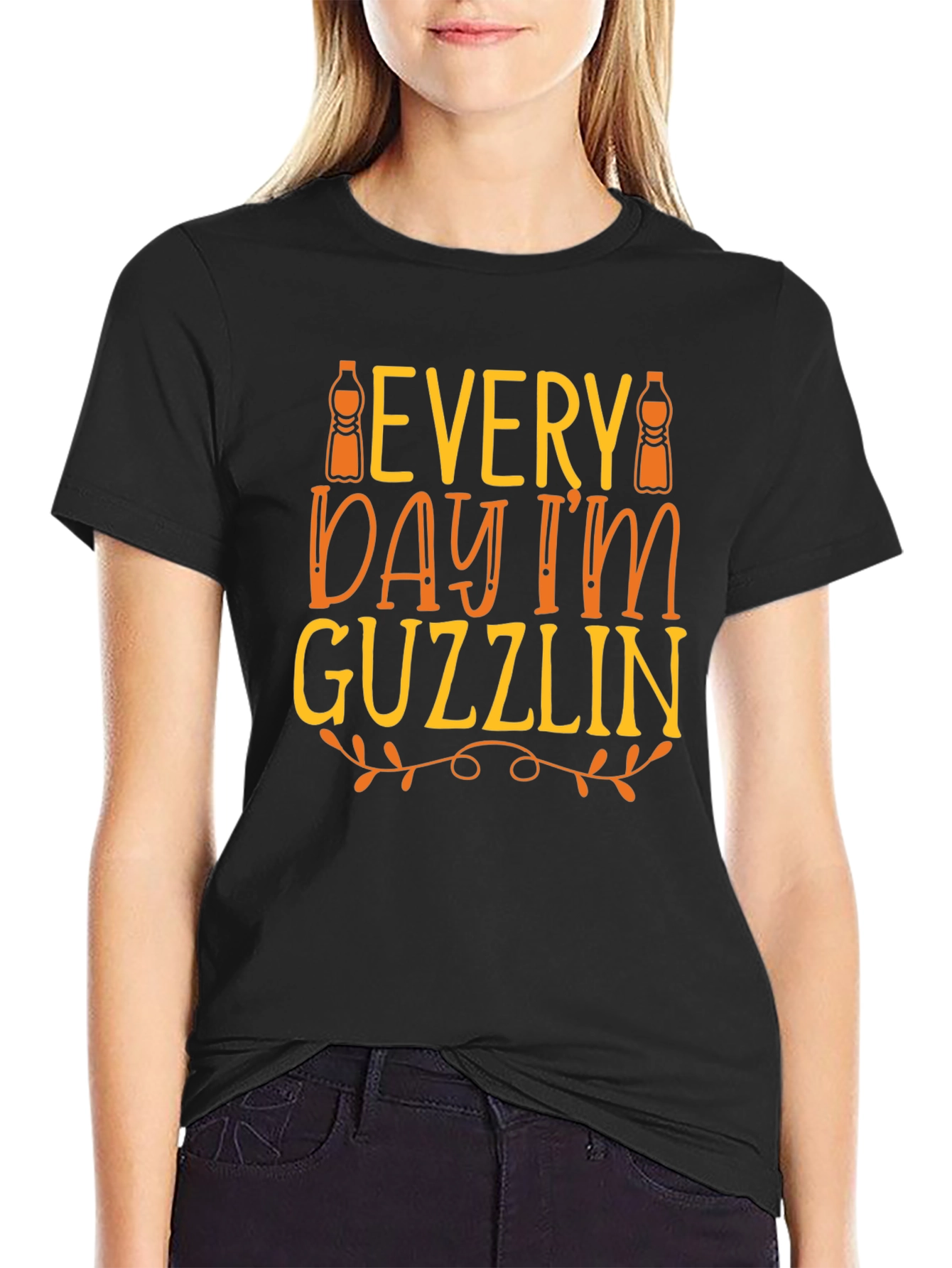Every Day Im Guzzlin T-Shirt - Funny Drink Tee