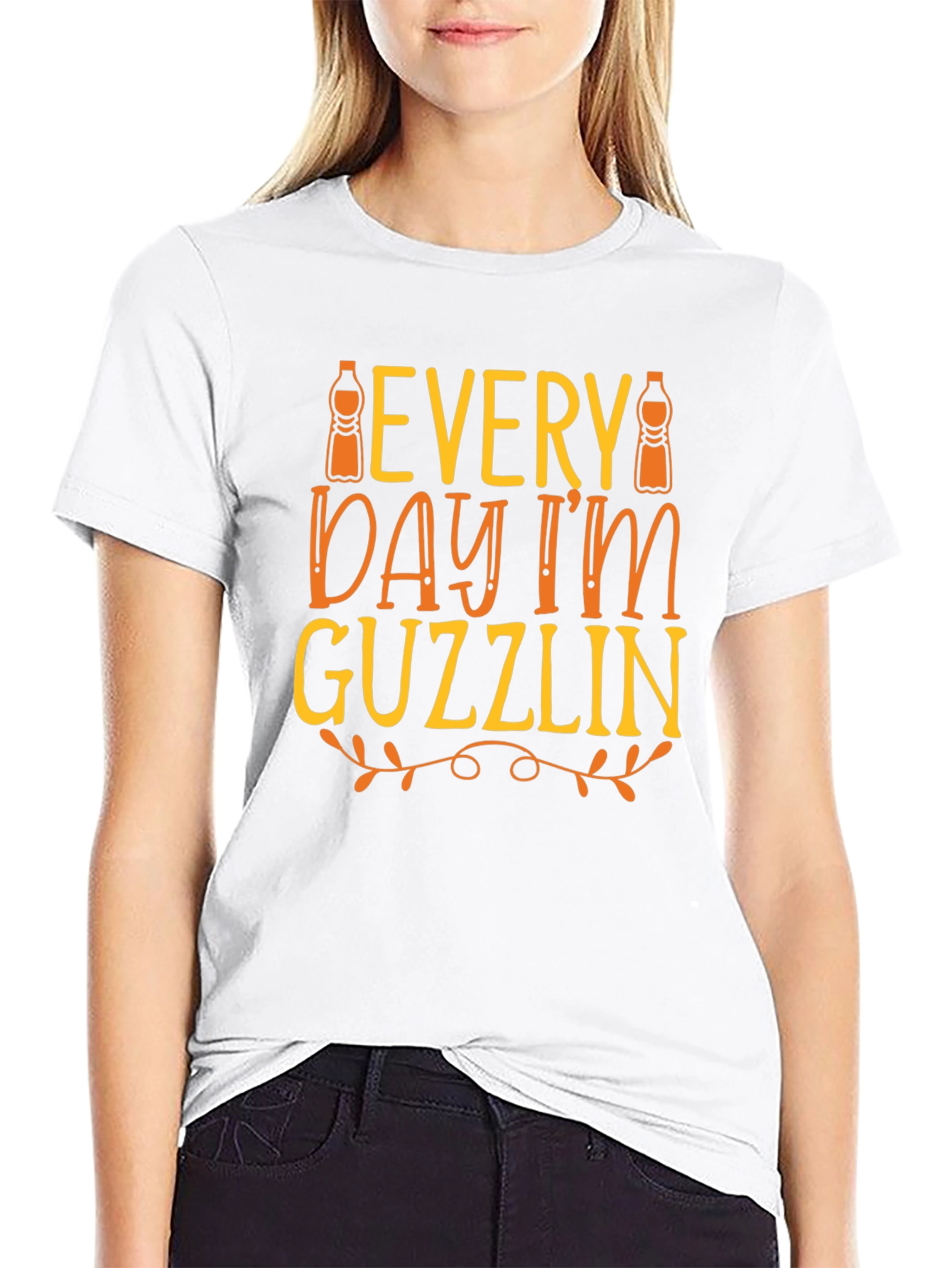 Every Day Im Guzzlin T-Shirt - Funny Drink Tee