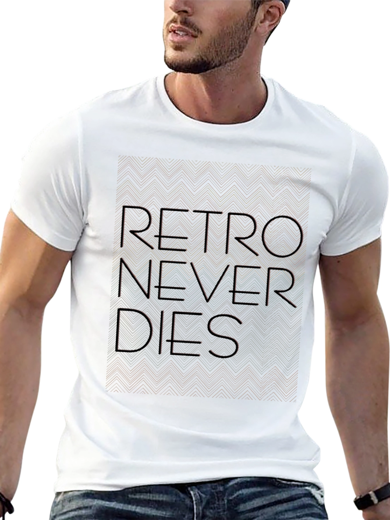 Retro Never Dies Graphic Tee - Trendy Streetwear