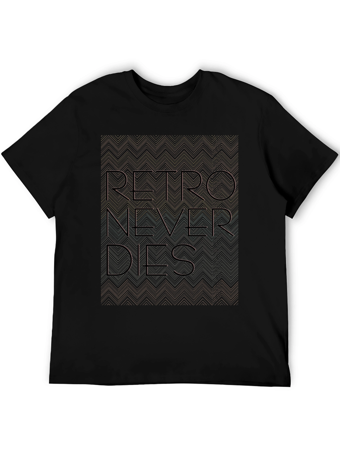 Retro Never Dies Graphic Tee - Trendy Streetwear