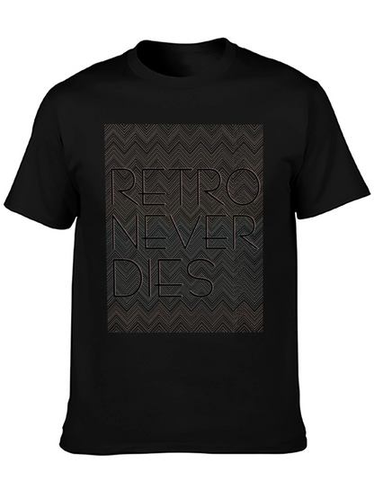 Retro Never Dies Graphic Tee - Trendy Streetwear