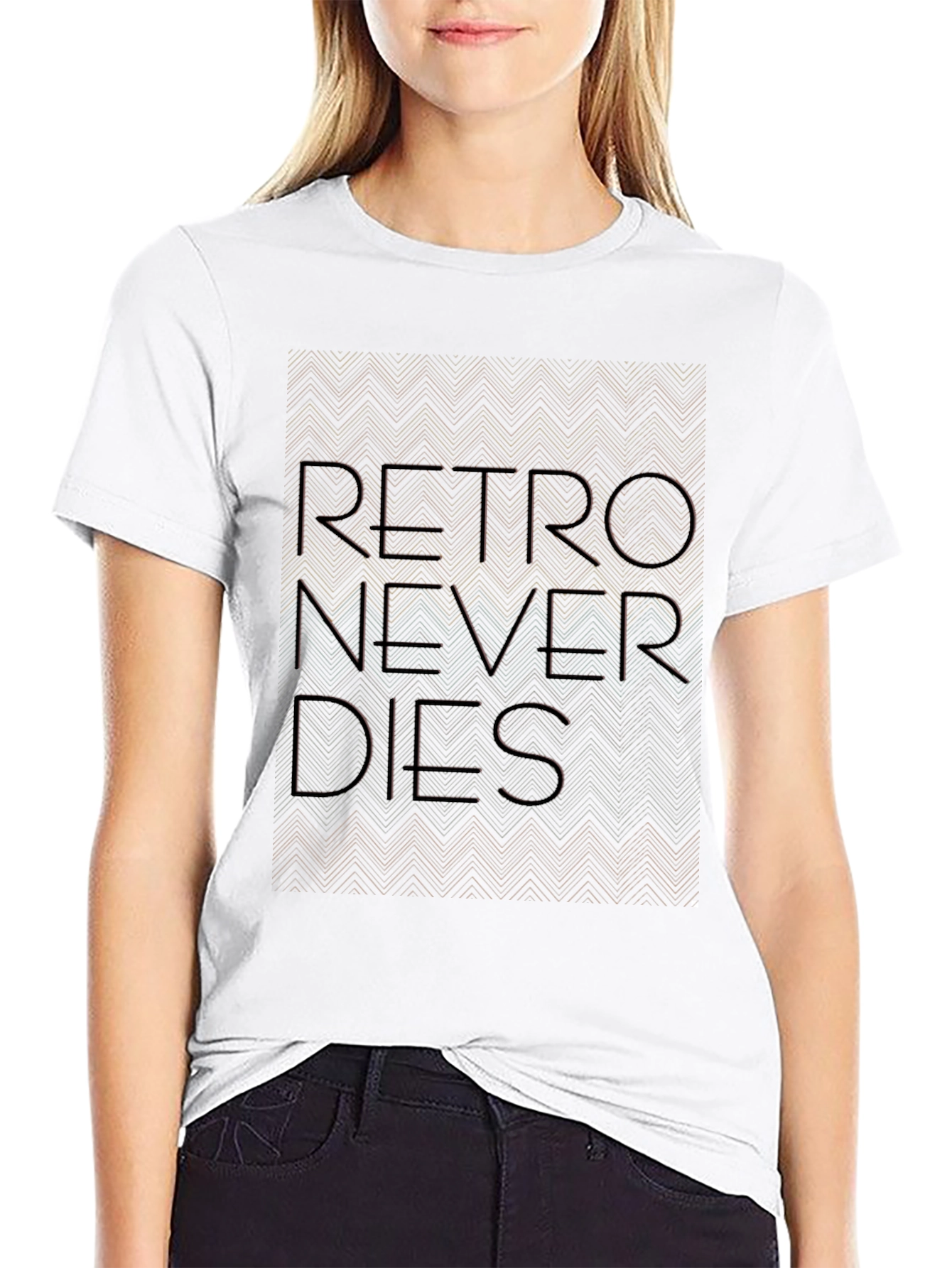 Retro Never Dies Graphic Tee - Trendy Streetwear