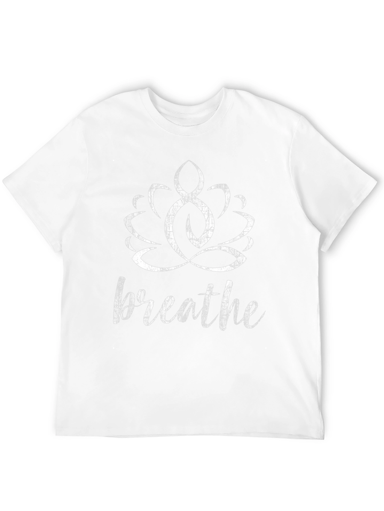 Breathe Lotus Graphic Tee - Mens Black T-Shirt