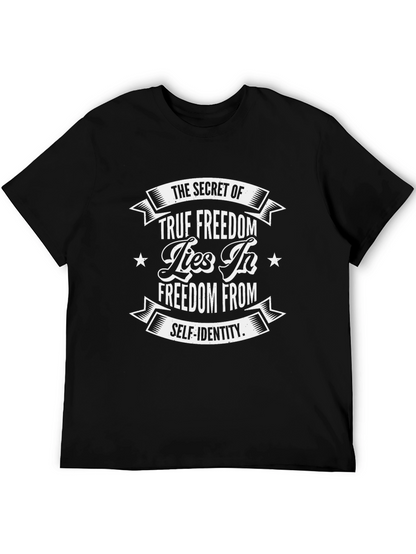 True Freedom Graphic Tee - Self Identity Black T-Shirt
