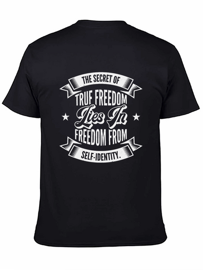True Freedom Graphic Tee - Self Identity Black T-Shirt