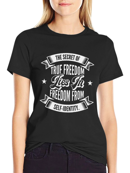 True Freedom Graphic Tee - Self Identity Black T-Shirt
