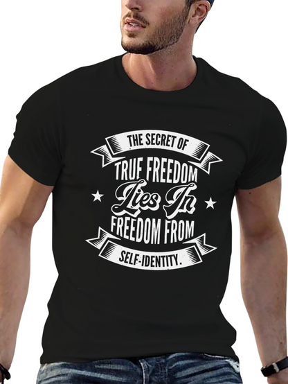 True Freedom Graphic Tee - Self Identity Black T-Shirt