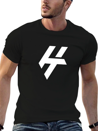 Modern Logo Black T-Shirt