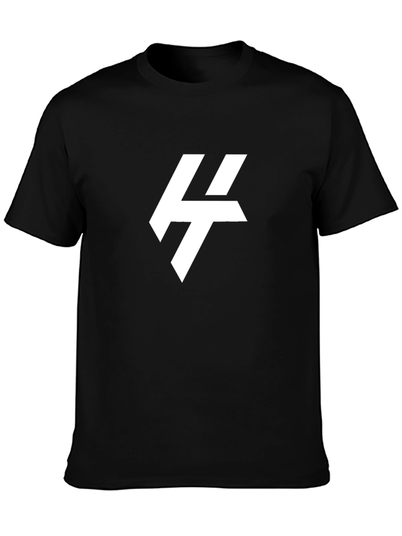 Modern Logo Black T-Shirt