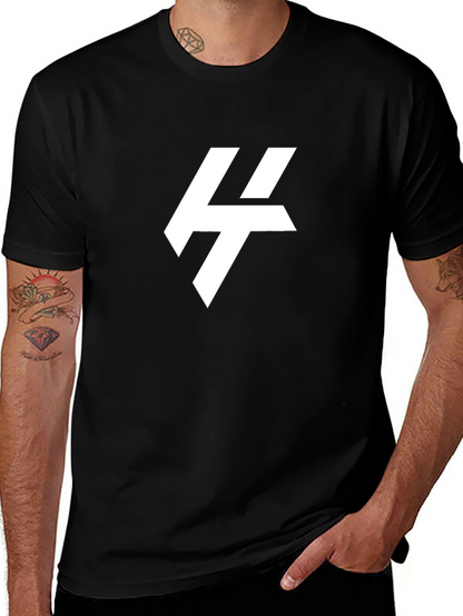 Modern Logo Black T-Shirt