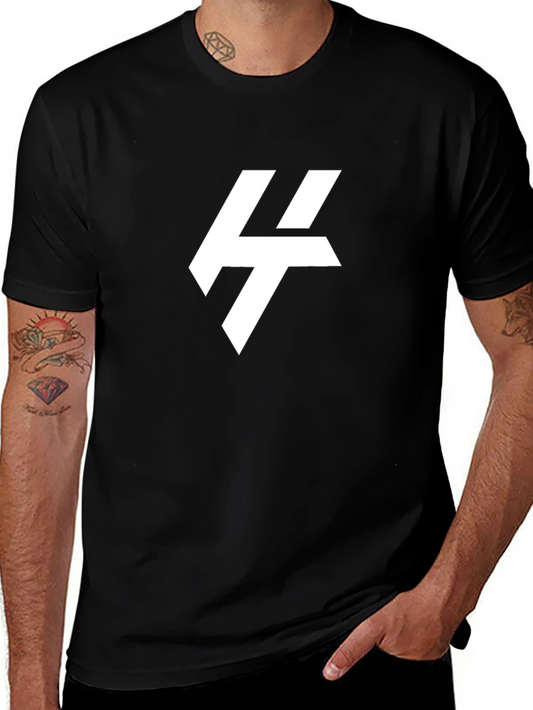 Modern Logo Black T-Shirt