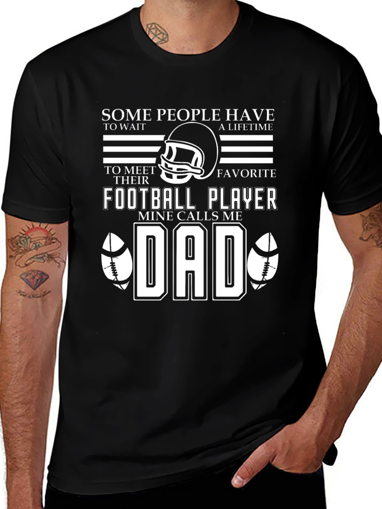 Football Dad T-Shirt - Gift for Father