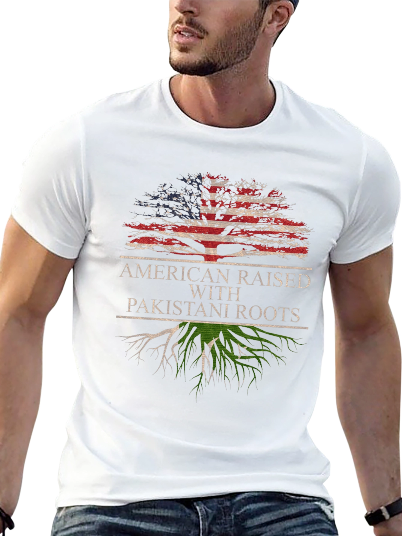 American Raised with Pakistani Roots T-Shirt