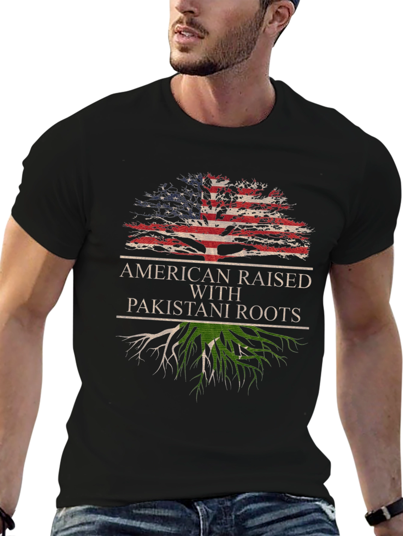 American Raised with Pakistani Roots T-Shirt